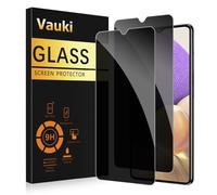 Vauki Protector Pantalla Privacidad para Samsung Galaxy A32 5G 2 Piezas,Cristal Templado Anti Espía,Anti-Espía Vidrio Película,9H Dureza,Anti-Arañazo,Sin Burbujas,Privacy Screen Protector,6.5"