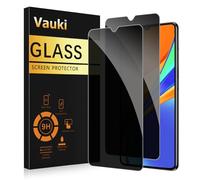 Vauki Protector Pantalla Privacidad para Xiaomi Redmi 9C/Redmi 9C NFC 2 Piezas,Cristal Templado Anti Espía,Anti-Espía Vidrio Película,9H Dureza,Anti-Arañazo,Sin Burbujas,Privacy Screen Protector