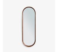 Vaukura Espejo Vertical de Pared de Madera Maciza de Nogal 40x120cm Teseo