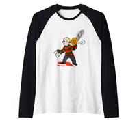Vault of Horror 80s Montage Mascot Camiseta Manga Raglan