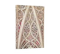Vault of the Milan Cathedral (Burgundy) (Duomo di Milano) Midi Lined Softcover Journal (Elastic Band)
