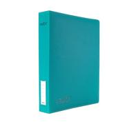 Vault X Archivador de 3 Anillas para Cartas Coleccionables, Compatible con Hojas de 9 Bolsillos, 540 Cartas, Material Exo-Tec, Apertura Fácil, Carpeta con Clip de Anilla D (Verde azulado, Delgado)