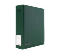 Vault X Archivador de 3 Anillas para Cartas Coleccionables, Compatible con Hojas de 9 Bolsillos, 900 Cartas, Material Exo-Tec, Apertura Fácil, Carpeta con Clip de Anilla D (Verde, Grande)