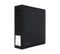 Vault X Archivador de 3 Anillas para Cartas Coleccionables, Compatible con Hojas de 9 Bolsillos, 900 Cartas, Material Exo-Tec, Carpeta con Clip de Anilla D (Negro/Verde Eléctrico, Grande)