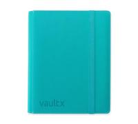 Vault X Archivador para Cartas Coleccionables de 9 Bolsillos, 360 Cartas, Material de Álbum Premium Exo-Tec, 20 Hojas de Carga Lateral, Deportes, TCG (Verde azulado)