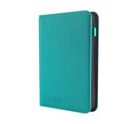 Vault X Archivador para Cartas Coleccionables de 9 Bolsillos con Cremallera, 360 Cartas, Material de Álbum Exo-Tec, 20 Hojas de Carga Lateral, Carpeta para Juegos Coleccionables, TCG (Verde azulado)