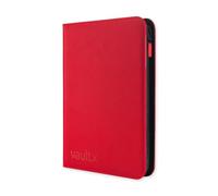 Vault X Archivador para Cartas Coleccionables de 9 Bolsillos con Cremallera, 360 Cartas, Material de Álbum Premium Exo-Tec, 20 Hojas de Carga Lateral, Carpeta para Juegos Coleccionables, TCG (Rojo)
