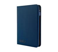 Vault X Archivador para Cartas Coleccionables de 9 Bolsillos con Cremallera, 360 Cartas, Material de Álbum Premium Exo-Tec, 20 Hojas de Carga Lateral, Carpeta para Juegos Coleccionables, TCG (Azul)