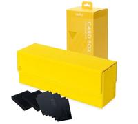 Vault X Caja de Almacenamiento para Cartas Coleccionables, Material Premium Exo-Tec, Tapa Magnética, Divisores y Espumas de Relleno, Organiza Deck Boxes, Toploaders, Cartas Enfundadas, TCG (Amarillo)