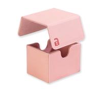 Vault X Caja para mazos de cartas coleccionables de carga lateral, 100+ cartas, material Exo-Tec de primera calidad, tapa magnética extraíble, MTG Commander, TCG (Rosa)