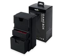 Vault X Exo-Tec - Caja de juego modular con bandejas dobles para cartas y cajón de accesorios, tapa magnética desmontable, capacidad para más de 200 cartas, Commander y todas las barajas TCG estándar