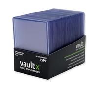 Vault X Toploaders 55pt para Cartas Coleccionables, Premium Extra Gruesos, Porta Cartas Rígidos sin Costuras de 3" x 4", Fundas Duras, Protección Transparente Deportes, TCG (Paquete de 50)
