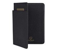 Vaultskin Kensington Portapasaporte de Piel con Bloqueo RFID | Diseño fino, piel genuina, para pasaporte, tarjetas, DNI y efectivo, caja de regalo, para hombre y mujer.