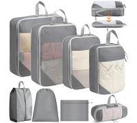 Vautvis Bolsas Viaje Organizador, Set De 8 Packing Cubes Compression, Bolsas De Almacenamiento De Viaje, Organizador Mochila Viaje, Organizadors De Maletas Para Ropa, Cosméticos