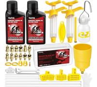 Vautvis Kit Purgado Frenos para Shimano, Kit Sangrado Frenos De Disco Hidráulico para Bicicletas, Incluido 2X150ml Líquido De Frenos Mineral, Juegos de Herramientas para Bicicletas