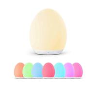 VAVA LED Night Light for Children, Night Light Child USB Rechargeable Silicone Baby Sleep Aid, Touch Control, Dimmable, SZRH A-F
