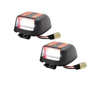 VAVGKDKPZB Luces De Matrícula Coche Para Suzuki Para Equator 2009 2010 2011 2012 2 Uds Blanco + Rojo LED Lámparas En Forma De Número Luces Matrícula
