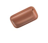 VAVGKDKPZB Organizador Gafas Coche para Chery Pro 8 5X Amulet M11 Eastar Elara IQ Arrizo 2 7 Pro Estuche para Gafas Sol Coche Estuches Gafas Coche(Cognac-1PCS)