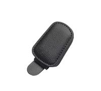 VAVGKDKPZB Organizador Gafas Coche para Volvo para Polestar 2 3/4 2023 2024 2025 Soporte De Gafas Cuero PU Clip Visera Coche Estuches Gafas Coche(Black)