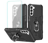 Vavies Funda para Galaxy S26 Plus / Samsung S26+ SM-S947U con protector de pantalla de vidrio templado, anillo magnético, funda protectora de grado militar para Samsung Galaxy S26 Plus, color negro