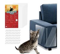 VavoPaw Protector Sofa Gatos Arañazo- 10 Paquetes de Cinta Adhesiva Antiarañazos de Una Sola Cara- Antiarañazos para Sofás de Gato- Cinta de Entrenamiento para Gatos- No Apto para Cuero, Terciopelo