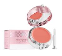 Vawolecy Mascarilla Labial Hidratante, Mascarilla para Dormir Lip Booster de Hidratación y Colágeno con Espejo, Bálsamo de Manteca para Dormir