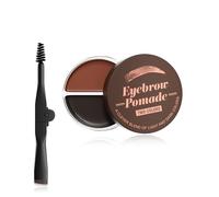 Vawolecy Pomada para Cejas, Crema de Pomada para Cejas Impermeable de Doble Color con Pincel