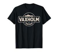 Vaxholm Suecia Diseño de viajes de ciudad costera Camiseta