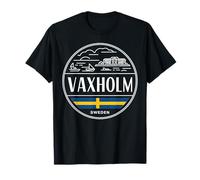 Vaxholm Suecia Diseño de viajes de ciudad costera Camiseta
