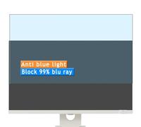 Vaxson 2 Unidades Protector de Pantalla Anti Luz Azul, compatible con LG 27U731SA-W 27"monitor [No Vidrio Templado ] Película Protectora Film Guard