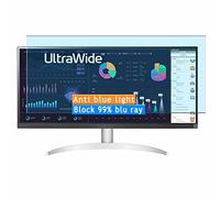 Vaxson 2 Unidades Protector de Pantalla Anti Luz Azul, compatible con LG 34WQ650-W 34" Monitor [No Vidrio Templado ] Película Protectora Film Guard