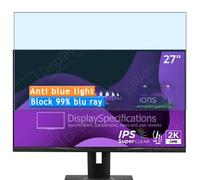 Vaxson 2 Unidades Protector de Pantalla Anti Luz Azul, compatible con ViewSonic VG2748a-2K VG2752-2K VG2741V VA270-H-2 27"monitor [No Vidrio Templado ] Película Protectora Film Guard