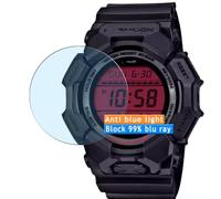 Vaxson 3 Unidades Protector de Pantalla Anti Luz Azul, compatible con Casio G-Shock GD-010BBR GD-010 [No Vidrio Templado ] Película Protectora Film Guard
