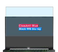 Vaxson Protector de Pantalla de Cristal Templado Anti Luz Azul, compatible con GIGABYTE AERO X16 1VH 16" Laptop [solo área activa] 9H Película Protectora Film Guard