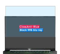 Vaxson Protector de Pantalla de Cristal Templado Anti Luz Azul, compatible con GIGABYTE AERO X16 2WH 16" Laptop [solo área activa] 9H Película Protectora Film Guard