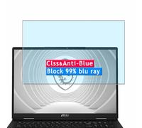 Vaxson Protector de Pantalla de Cristal Templado Anti Luz Azul, compatible con MSI CreatorPro X18 HX A14V A14VMG A14VKSG 18" Laptop [solo área activa] 9H Película Protectora Film Guard
