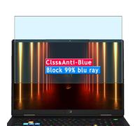 Vaxson Protector de Pantalla de Cristal Templado Anti Luz Azul, compatible con MSI Stealth 18 HX AI A2XWJG A2XWIG A2XWHG 18" Laptop [solo área activa] 9H Película Protectora Film Guard