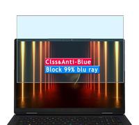 Vaxson Protector de Pantalla de Cristal Templado Anti Luz Azul, compatible con MSI Titan 18 HX AI A2XW A2XWJG A2XWIG 18" Laptop [solo área activa] 9H Película Protectora Film Guard