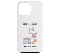 Vaya, compré Otro Libro - Amante Divertido de la Lectura del Ganso Carcasa para iPhone 13 Pro MAX