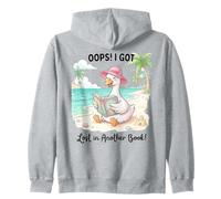 Vaya, me perdí en Otro Libro Beach Goose Reader Sudadera con Capucha