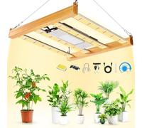 VAYALT 1200w Lámpara de Planta, Grow Light, Lamparas Led de Planta de Espectro Completo, Regulable Focos Led Cultivo Interior, Luz de Crecimiento Para Plantas, Grow Lamp Led para Plantas