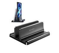 VAYDEER Soporte Vertical para Portátil, 1 Ranura, Negro | Diseño ajustable y compacto para guardar un portátil o tablet en vertical y ahorrar espacio