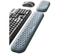 Vaydeer STA02B - Muñequeras con espuma viscoelástica, color gris y azul