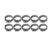 VAYEODEYU Abrazaderas de manguera hidráulica de acero inoxidable de una sola oreja, 10 Uds., varios tamaños for tren de barco automático