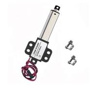VAYEODEYU Actuador lineal, Actuador lineal microeléctrico de 50 mm de recorrido, 12 V CC, 24 V, 20 N-150 N, controlador de motor, varilla de empuje(Hy-a-type-150n 4mms 15kg)