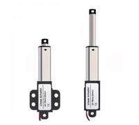 VAYEODEYU Actuador lineal, Controlador de microactuador lineal eléctrico de carrera, varilla de empuje, 4-30 mm, 20-150 N, 12 V/24 V CC(Hy-b-type-70n 8mms 7kg,24V)