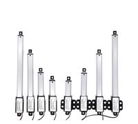 VAYEODEYU Actuador lineal, Controlador de motor de actuador lineal microeléctrico de 12 V CC con varilla de empuje de 30-150 N y 4-30 mm LA-WR/LA-YR(30n 30mm S,LA-WR-Type)