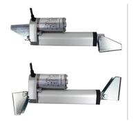 VAYEODEYU Actuador lineal, Electric Linear Actuator White 12V/24V DC Stroke 20-200mm Force 100-1000N With Bracket(White 150mm,24V 5mm per s 1000N)