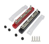 VAYEODEYU Barra colectora de distribución de energía, pernos de 4x1/4 pulgadas, terminal de tornillo 6xM4, 150A, for coche, barco, caravana
