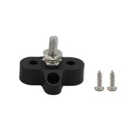VAYEODEYU Barra de bus bloque de terminales batería Power Stud Junction M6 M8 negro rojo for coche camión RV barco(M6 black single stud)